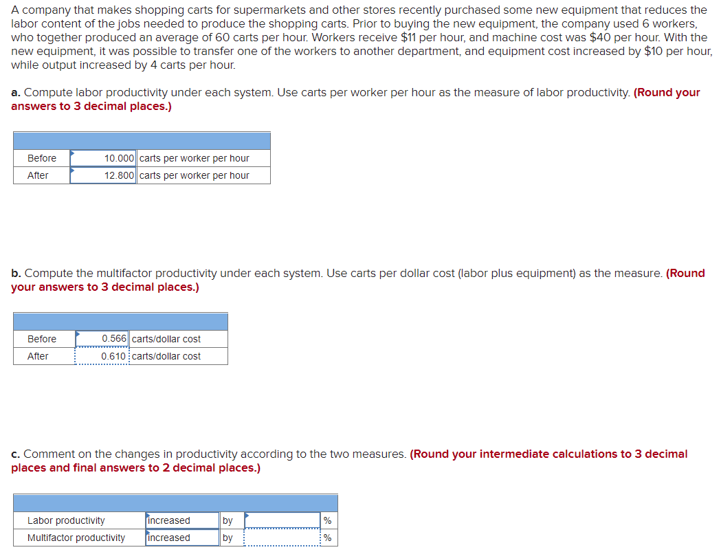 Please help with b and c. A company that makes