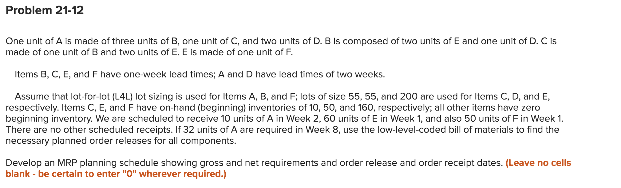 Please use the same chart format, thanks! Problem