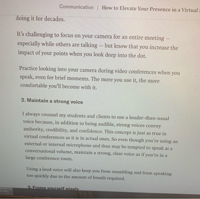 After reading the article below, please provide