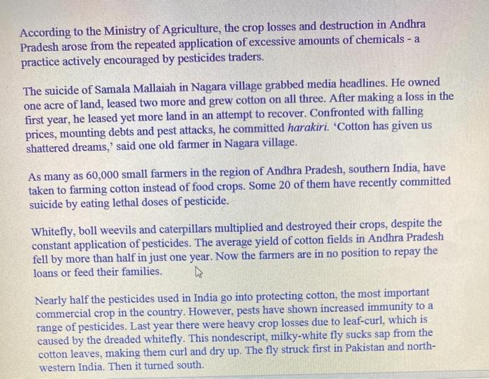 Paragraph sequence Exercise 2 Look at the