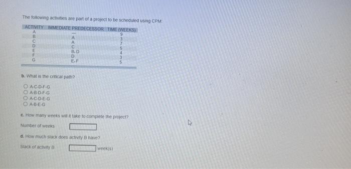 i need help with this problem The following