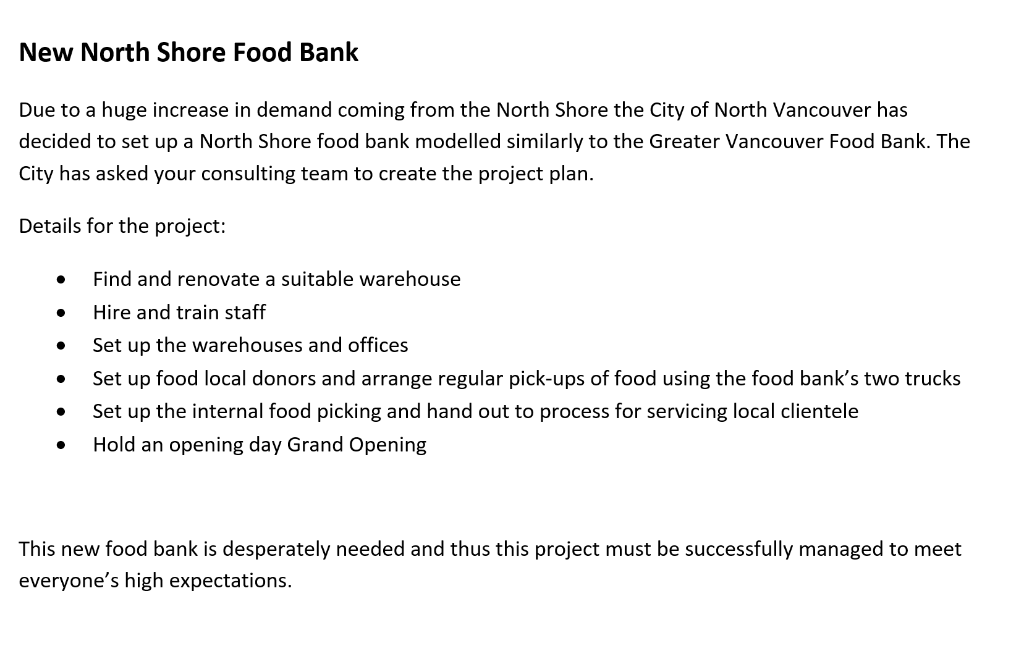 need assumption for this comprehensive project