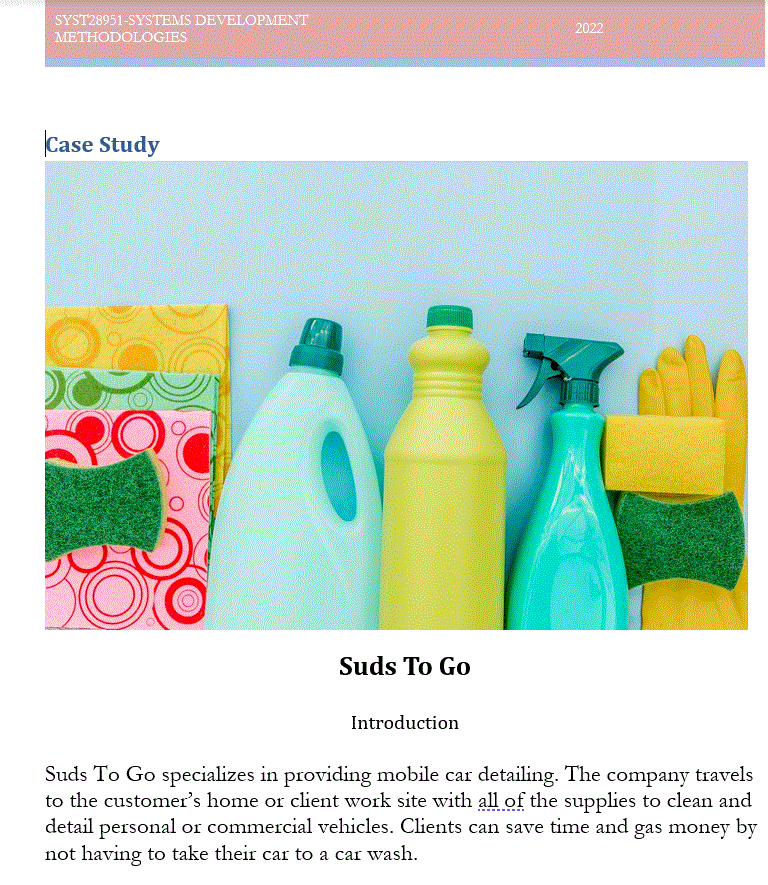 In system development methodology given below. My