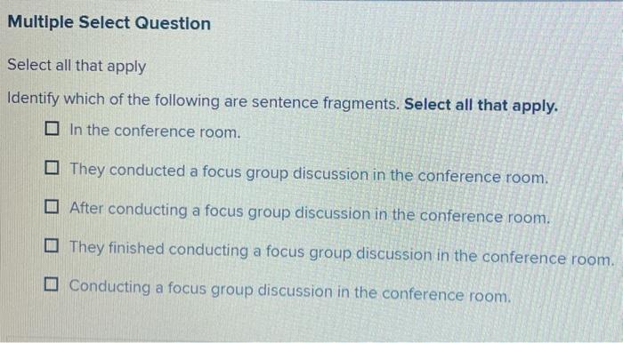 please help me figure this out? Multiple Select