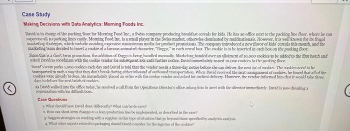 please help me with this in detail !! Case Study