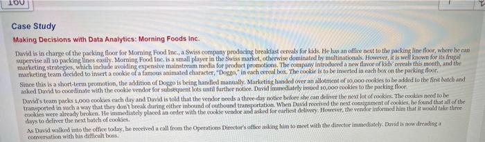 please help me with this in detail !! Case Study