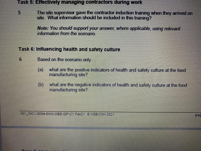 attached the senario and the task wanted to solve