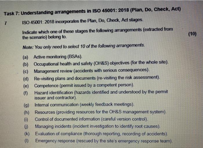 attached the senario and the task wanted to solve