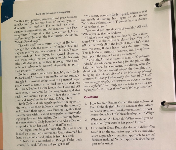 answer questions #2 and 3 CASE FOR CRITICAL