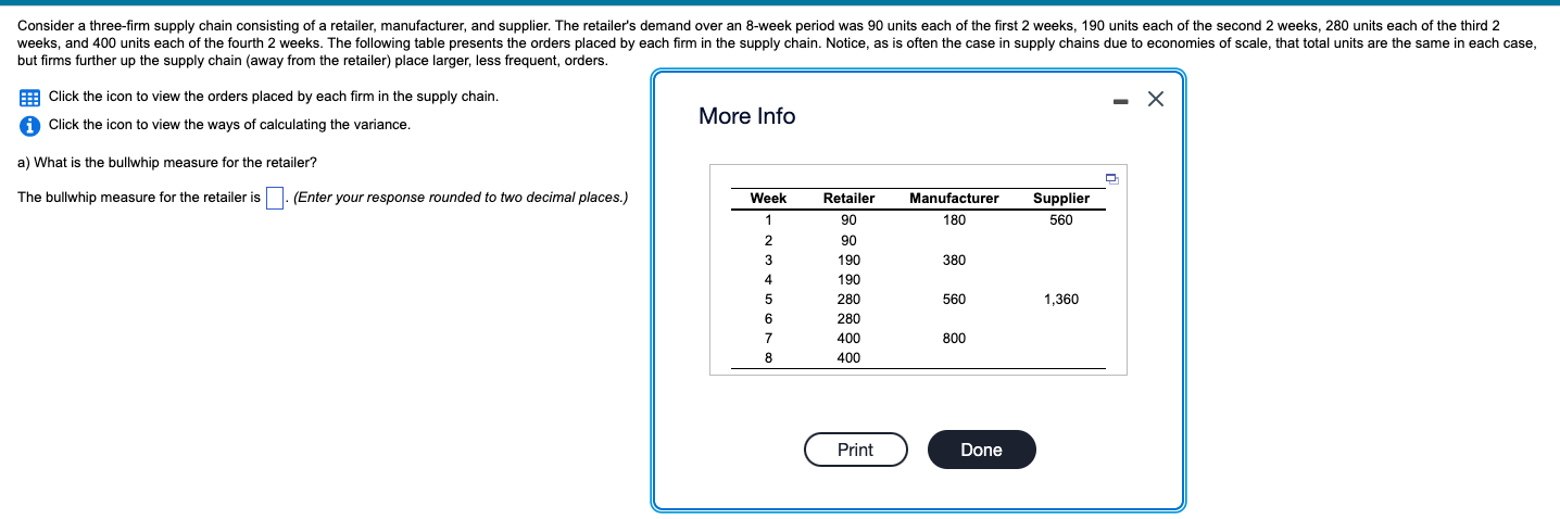 Consider a three-firm supply chain consisting of