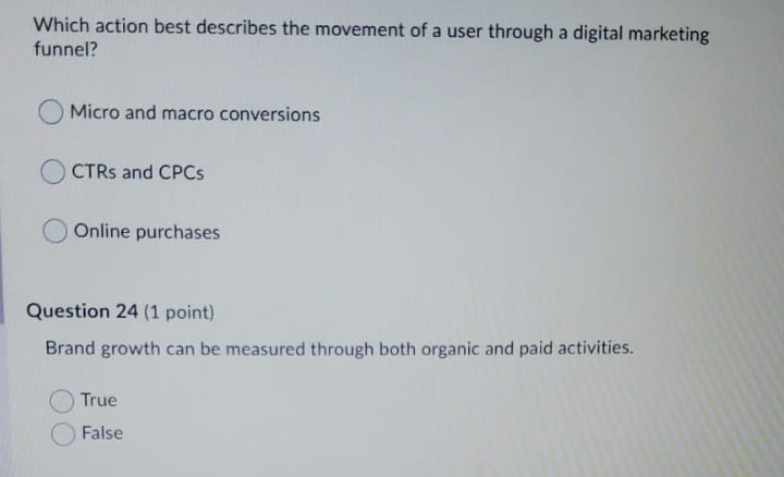 Which action best describes the movement of a