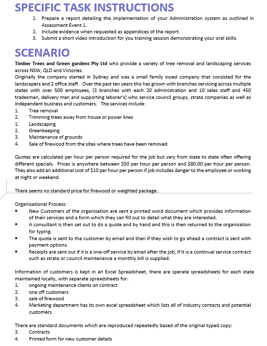 This assessment will assess the competency to: