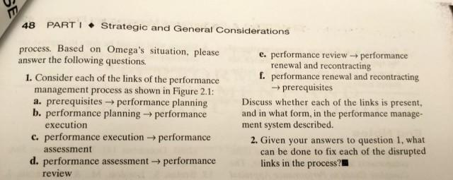 Case Study 2-2 DISRUPTED LINKS IN THE PERFORMANCE