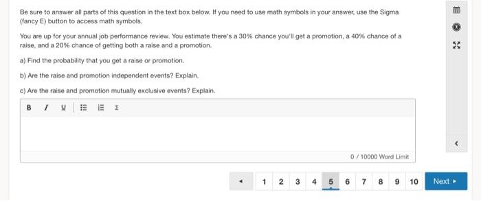 Make sure to number the problem; the number