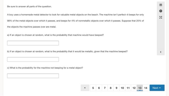 Make sure to number the problem; the number