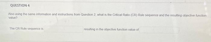 Consider the following problem instance of 1wiTi.