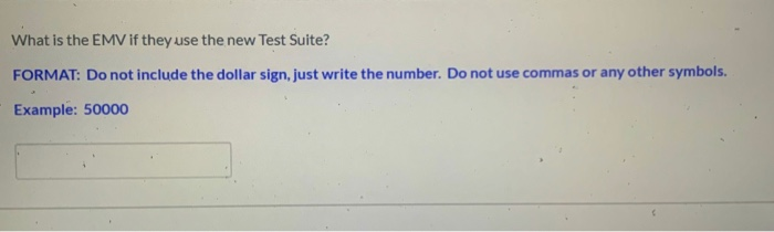 THIS IS A THREE PART QUESTION Use this scenario