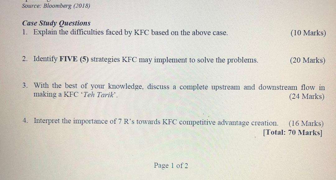 2 + 125% SECTION A: Answer ALL case study
