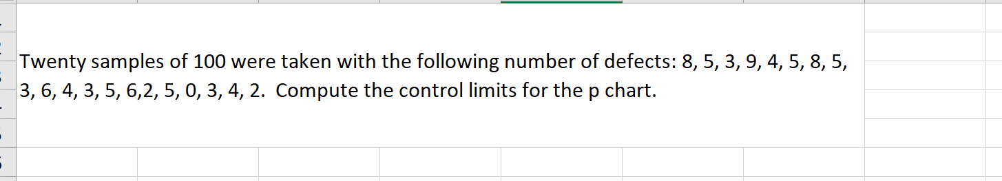 3. Please solve using excel and show formulas. I