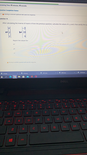 Ahering the inverse of the previous state the way