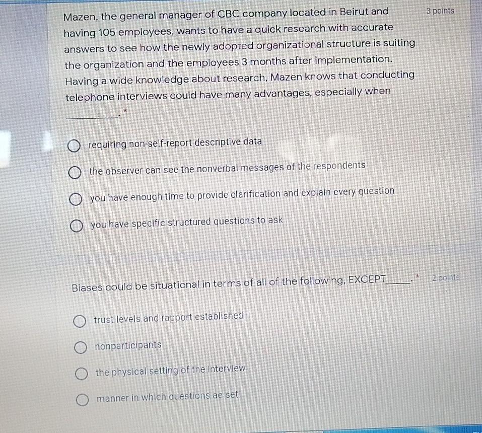 3 points Mazen, the general manager of CBC