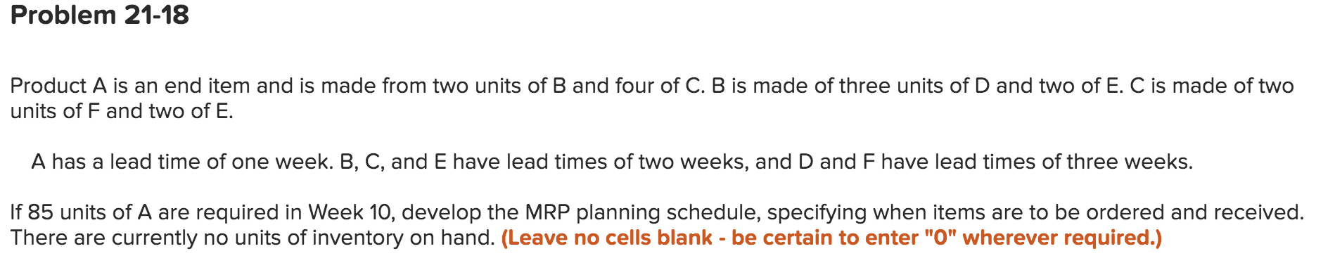 Please use the same chart format, thanks! Problem