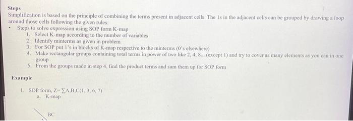 The first 1. is just the example of how 1-4