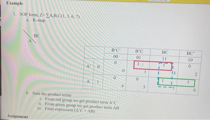 The first 1. is just the example of how 1-4
