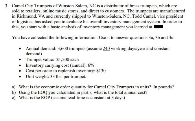 3. Camel City Trumpets of Winston-Salem, NC is a