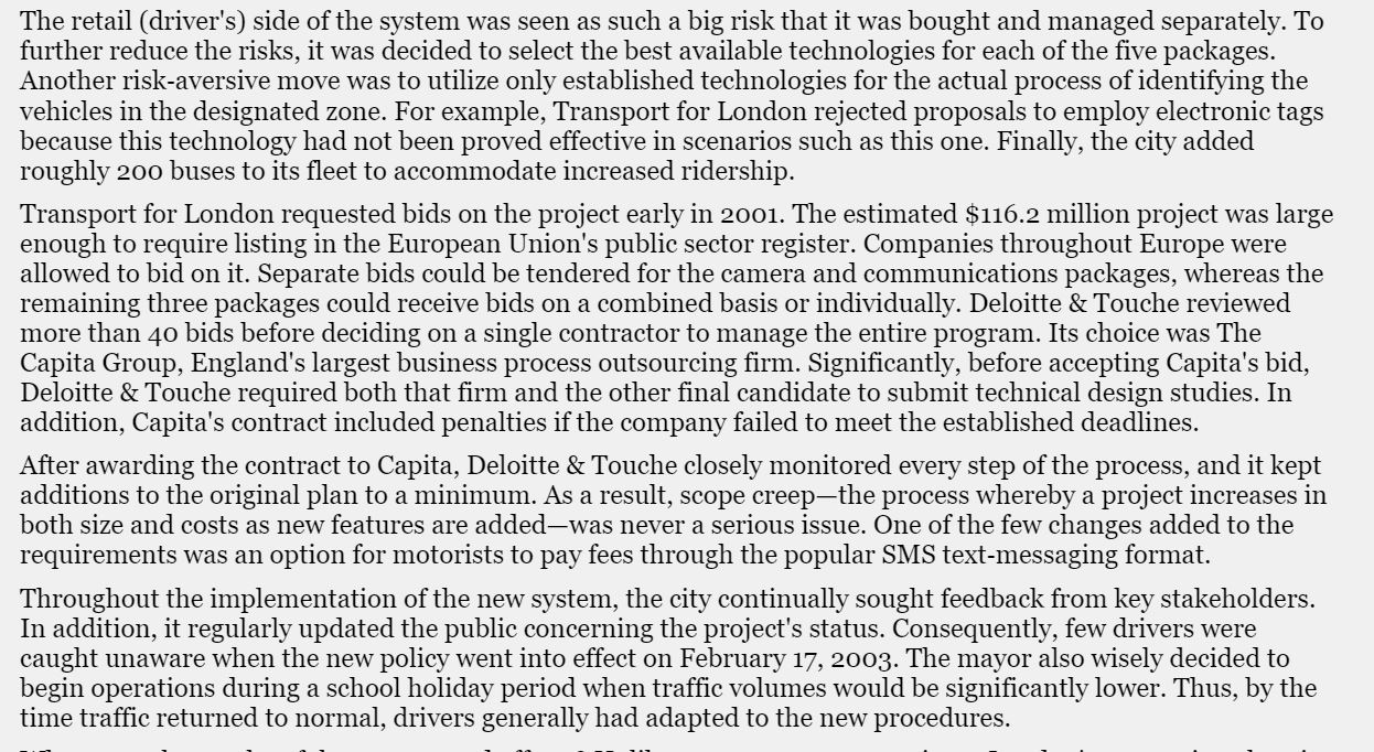 Case Study 6-1 Enterprise Architecture at Chubb