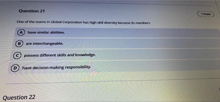 Question 20 Point Which of the following