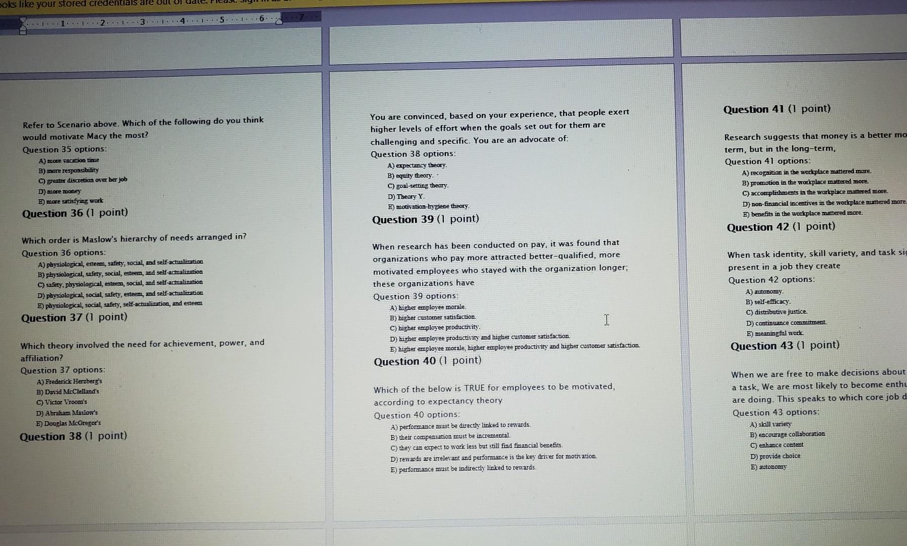 Boks like your stored credentials are will 4...