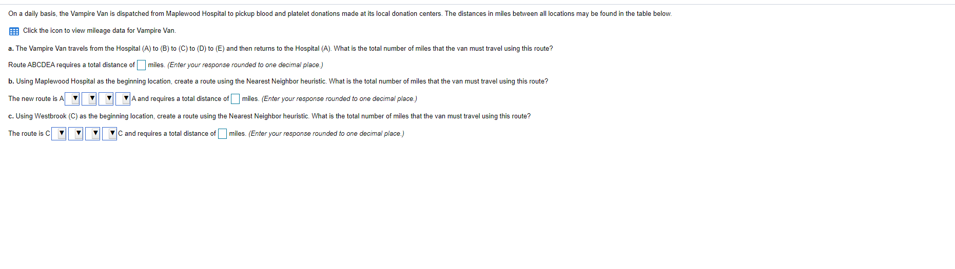 On a daily basis, the Vampire Van is dispatched