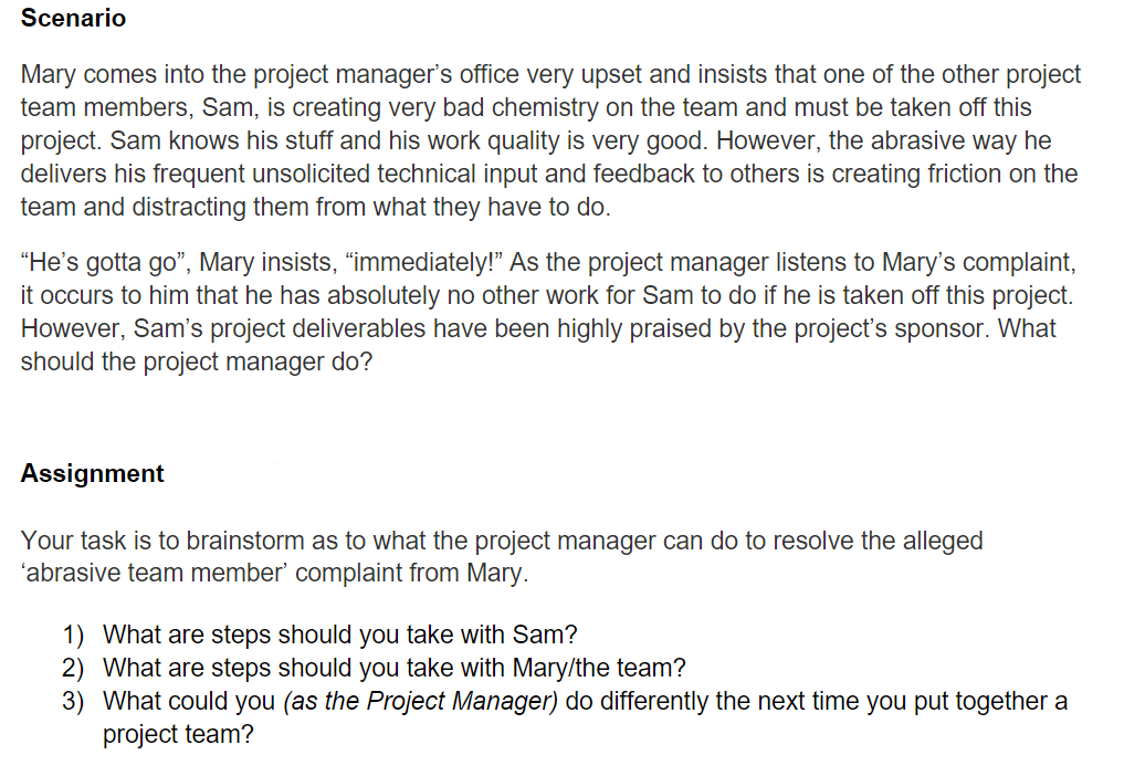 Please please answer in its entirety. Mary comes