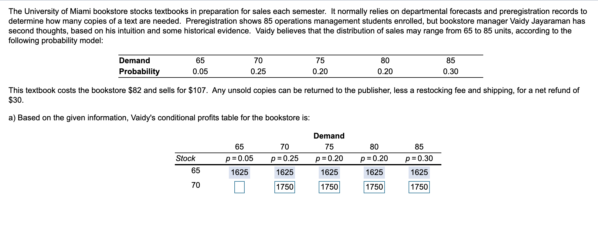 please SHOW MATH steps on how to find first box