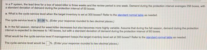 In a P system, the load time for a box of wood