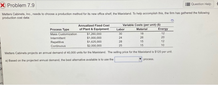 PLEASE ANSWER EACH QUESTION thank You!! 1. A.