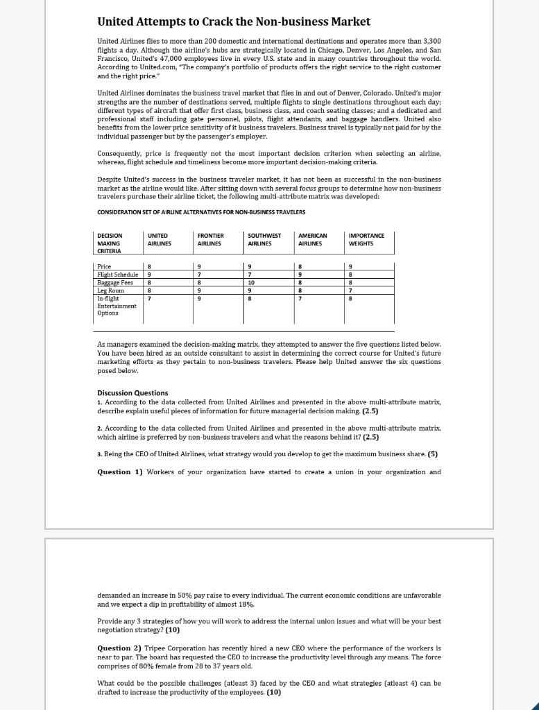 United Attempts to Crack the Non-business Market