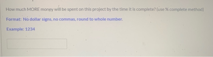 THIS IS A THREE PART QUESTION A project is to