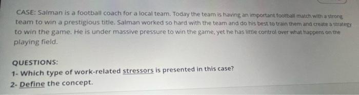 i will like your answer please solve it CASE: