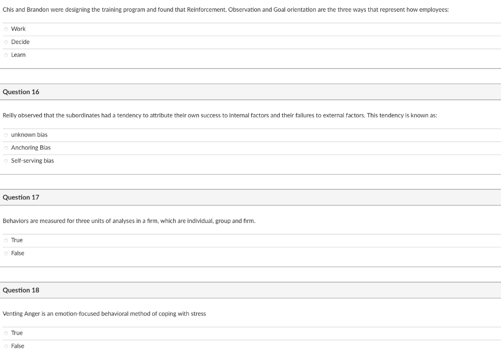 Chis and Brandon were designing the training