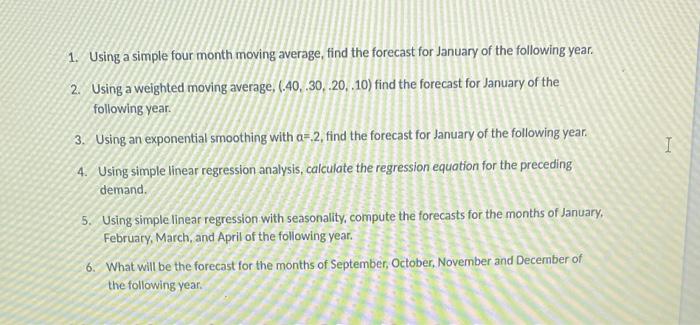 Forecasting Case Introduction Over the past year,