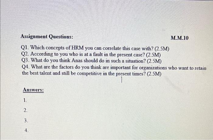 New answer and short please Read the case given
