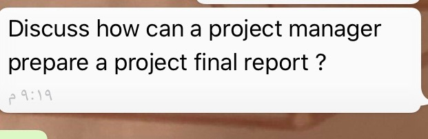 Discuss how can a project manager prepare a