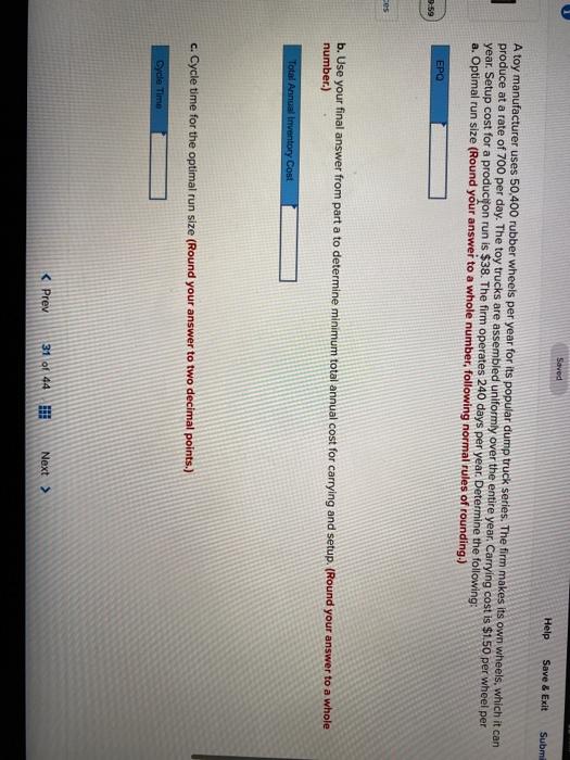 please asapp!! Saved Help Save & Exit Submi A toy