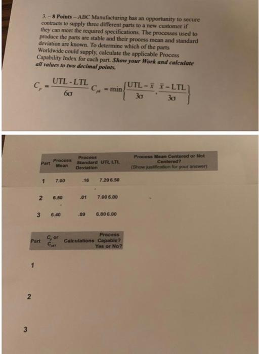 please show all work associated with answers. 3.