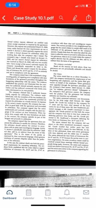 Are these Grievances Arbitrable? Read Case Study