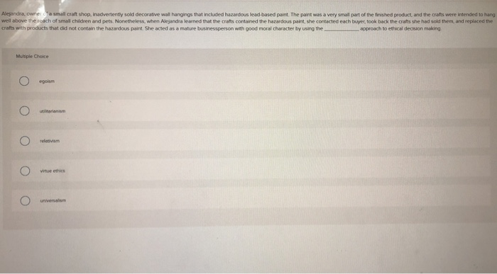 Alejandra, owrec a small craft shop,