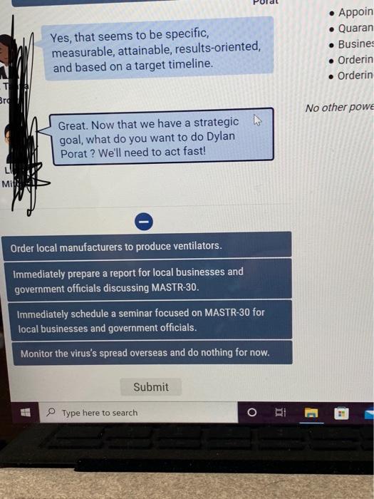 answer the question on the bottom i circled the