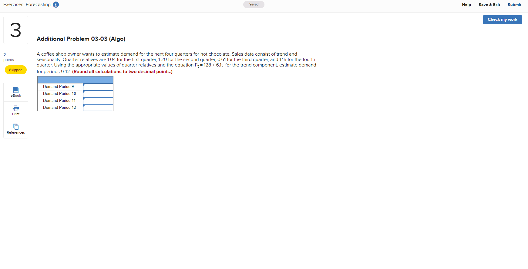 Forecasting: Will upvote, Thank you Exercises: